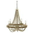 thumbnail image 2 of Savoy House Meridian 5 Light Chandelier - Natural Wood w/Rope - M10014-97, 2 of 3