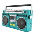 thumbnail image 4 of Reproductor De Casete Boombox Multifuncional Con Mango Reproductor De Cinta De Sonido Estéreo Verde, 4 of 10
