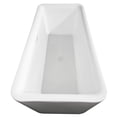 thumbnail image 4 of Wyndham Collection Emily 68.88" Acrylic Freestanding Bathtub in Gold/White, 4 of 6