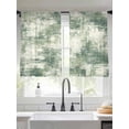 thumbnail image 2 of Sage Green Ombre Sheer Curtains 54 Inch Length 2 Panels Set Window Treatments, Gradient Abstract Art Vintage Grey Rod Pocket Semi Curtains for Living Room/Bedroom/Kitchen Décor, 104"W x 54"L, 2 of 7