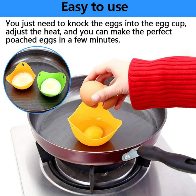 Egg Poacher - Eggssentials Poached Egg Maker, Poached Eggs Cooker Food  Grade Safe 