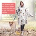 thumbnail image 4 of Ballet Princess Pattern Wearable Oversized Blanket,Wearable Blanket Hoodie for Adults,Cozy Hooded Blankets with Super Pockets,Super Warm Fuzzy Pullover for Women & Men, 4 of 6