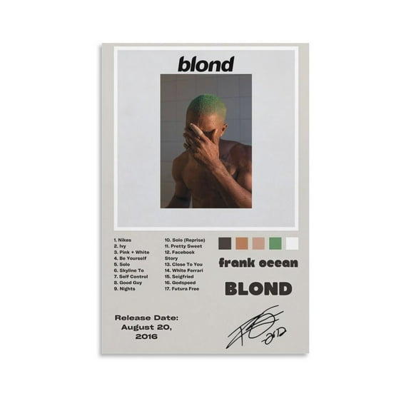 Frank Ocean Poster (6) Posters Art Print Wall Photo Paint Poster Hanging Picture Family Bedroom Decor Gift 16x24inch(40x60cm)