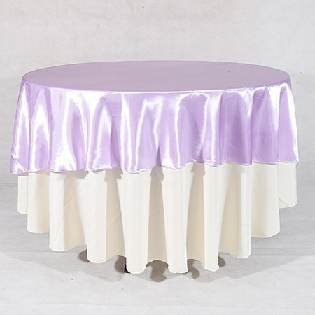 

Lavender - 90 Inch Satin Round Tablecloths