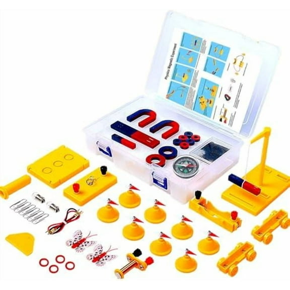 Large Science Lab Magnet Kit Physics Electromagnet Experiment Set for School Education Science Experiment Tools Teacher Supply$$Tools & Hardware Other