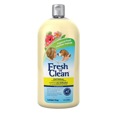 UPC: 0071860224691 | PetAg Fresh n Clean Oatmeal n Baking Soda Dog Shampoo – Tropical Fresh Scent – Strengthens Repairs & Protects Your Dog s Coat – 32 fl oz