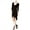 black, variant on Rachel Roy Womens Michelle High-Low Dress, Black, Medium