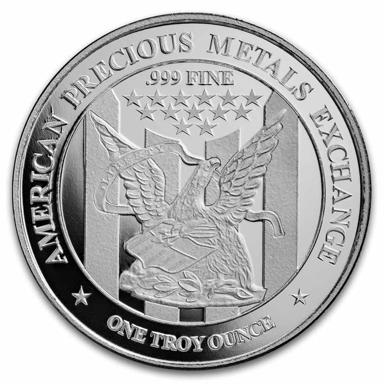 1 oz Silver Round - APMEX 25th Anniversary (OKC ANA TEP) - Walmart.com