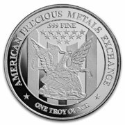 1 oz Silver Round - APMEX 25th Anniversary (OKC ANA TEP)