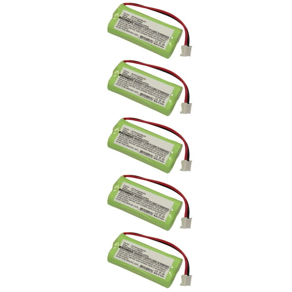 5pc Exell Cordless Phone Battery Compatible with GP70AAAH2BMJZR, 3101, 25210