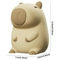 thumbnail image 3 of Yibooy Capybara Night Light Atmosphere Light 2 Gear USB Charging for Home Bedroom Decor, 3 of 10