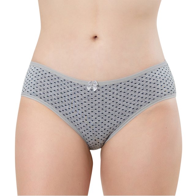 Paquete de Pantaletas Gota de Rocío Modelo Yeyis-104, Estilo clásico cobertura completa, Colores surtidos