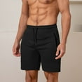 thumbnail image 6 of Mens Shorts Casual Mens Workout Athletic Shorts Hiking Shorts Casual Work Flat Front Shorts Quick Dry Loose-Fit Athletic Shorts Casual Short Pants Gym Shorts, 6 of 7