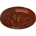 thumbnail image 3 of Ekena Millwork 14 1/2"OD x 2 3/4"P Katheryn Ceiling Medallion (Fits Canopies up to 2 1/8"), Hand-Painted Firebrick, 3 of 6