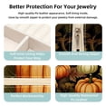 thumbnail image 3 of Thanksgiving Pumpkin Decorative Square Travel Portable Jewelry Display Box - Earring Organizer, Necklace and Bracelet Storage Case for Girls and Women, 3 of 6