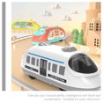 thumbnail image 3 of OUNONA 1Pack Simulation High-Speed Trains Toy Inertia Drive Realistic Replication Children Playtime, 3 of 7