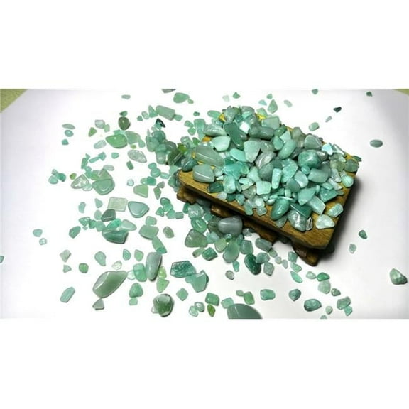 1 lbs Green Aveturine Tumbled Chips Stone