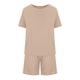 thumbnail image 5 of Mujeres Casual Verano Cuello redondo Manga corta Tops y pantalones cortos Conjunto de dos piezas Traje Fridja  fhjkhfk458689, 5 of 8