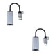 thumbnail image 4 of Seitruly Adaptador LAN Ethernet RJ45, dispositivo convertidor pequeño, accesorio de ordenador, equipo de tarjeta de red de 100/1000Mb, accesorios 1000M 2piezas, 4 of 6