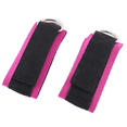 thumbnail image 1 of 2 Pcs Équipement D\'entraînement Physique Sangle de Cheville Rembourrée Double Anneau en D Poids de Cheville Ajustable Attelle de Soutien pour Entraînement des Jambes Rose Rouge, 1 of 9