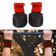 thumbnail image 1 of 1 ganchos de levantamiento de pesas, muñequeras, correas de agarre para entrenamiento de gimnasia para Fitness rojo shamjiam Ganchos de levantamiento de pesas, 1 of 9