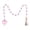 Pink, variant on Valentines Day Decorations, Valentine's Day Gift, Wooden Bead String with Rope Tassel, Wooden Bead String Pendant, the Most Romantic Gift for Her