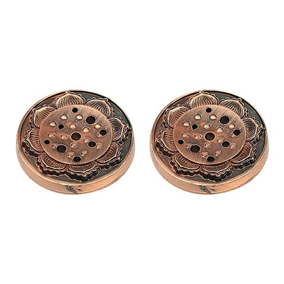 2pcs Incense Burner Brass Incense Holder Coil Incense Holder Incense Stick Holder for Home Office Teahouse