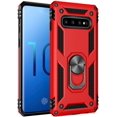 thumbnail image 5 of Compatible with Samsung S10, Extreme Protection Military Armor Dual Layer Protective Cover with 360 Degree Swivel Ring Kickstand Blue, 5 of 8