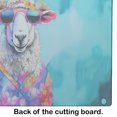 thumbnail image 5 of Carolines Treasures DAC4042LCB 15 x 12 in. Hippie Animal Sheep Glass Cutting Board, 5 of 5