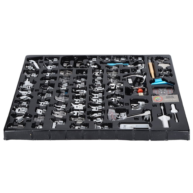 Prensatelas para máquina de coser doméstica, 82 piezas, máquina de coser doméstica, prensatelas para máquina de coser doméstica, juego de prensatelas para máquina de coser doméstica, resultados impresionantes Jadeshay A