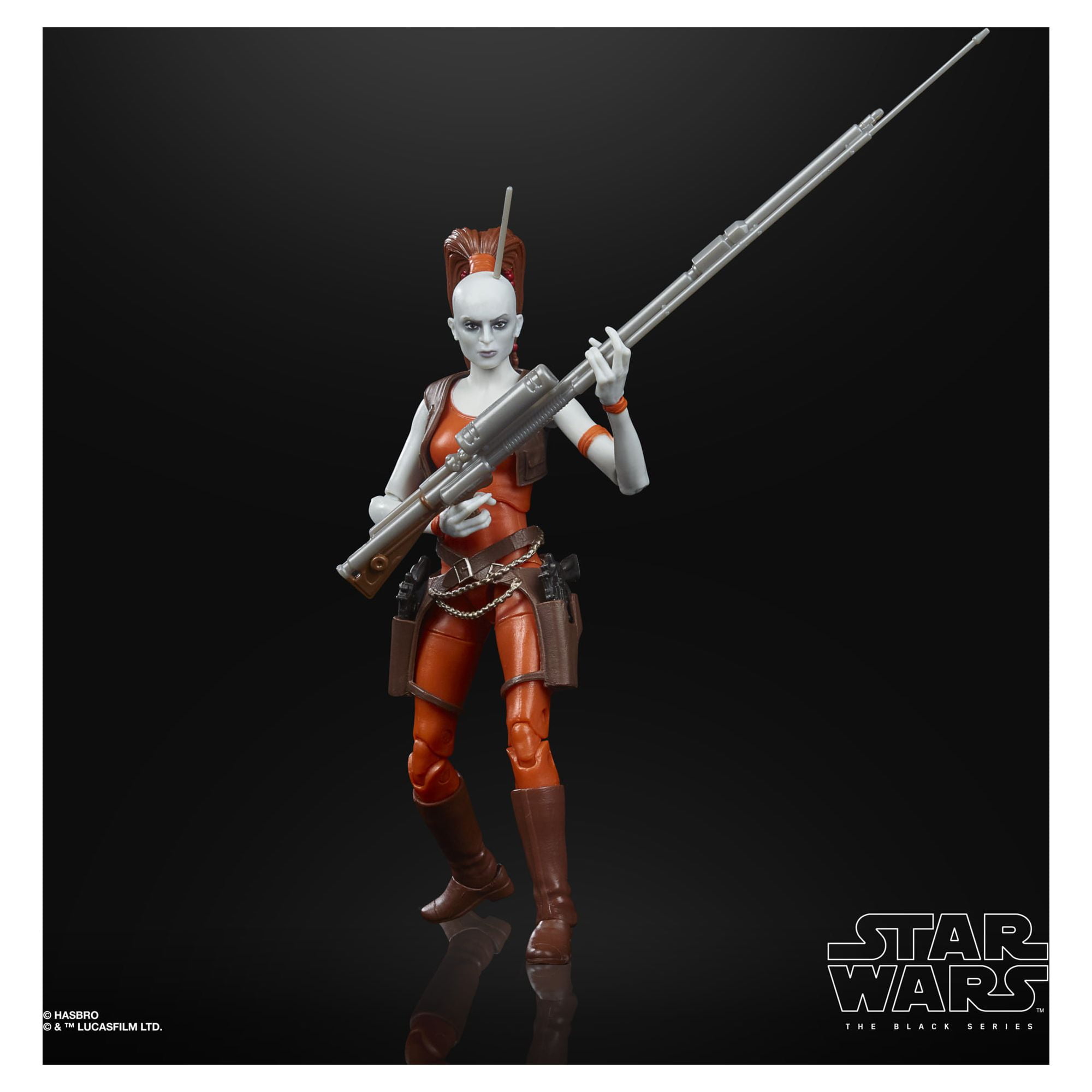 Star Wars: The Clone Wars The Black Series Aurra Sing Kids Toy Action Figure for Boys and Girls Ages 4 5 6 7 8 and Up (6”)
