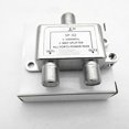 thumbnail image 1 of Heavy Duty 2-Way Splitter For Satellite Signal Division, Ultra Wide Band Coaxial Cable Splitter With Low Signal Loss For Multiple Outgoing Signals In Your Home Or Office, 1 of 1