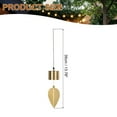thumbnail image 2 of Uxcell Gold Leaf Hanging Bell 13", Chinese FengShui Bell Good Luck Wind Chime(Cylindrical), Golden, 2 of 7