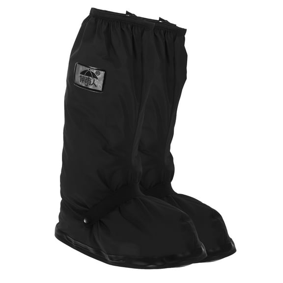 ELAYARD 1Pair Black Reusable Shoes Protector Cover Non Slip Boot Protector for Outdoor Sports