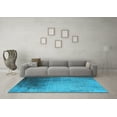 thumbnail image 3 of Ahgly Company Indoor Rectangle Oriental Light Blue Industrial Area Rugs, 8' x 10', 3 of 4