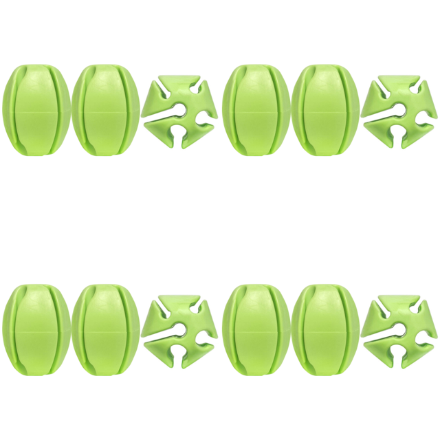 3 Uds. Soporte para Caña Pescar 5 Agujeros Amarres Sujeta Cañas Forma Segura () Verde
