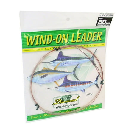 UPC: 6956992900160 | Diamond Fluorocarbon Wind-On Leaders 80Lb Clear 25 90016