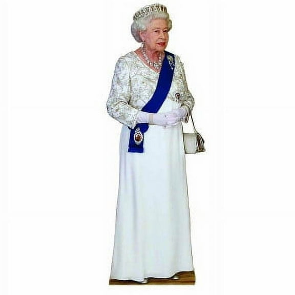 H10122 Queen Elizabeth II Cardboard Cutout Standee Standup