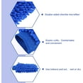thumbnail image 3 of Car Cleaning Supplies: Microfiber Towels, Brush, Mitt, Sponge - All-in-One Kit for Washing, Drying, and Detailing (Blue), 3 of 5