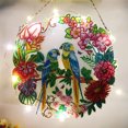 thumbnail image 1 of Cuadros Decorativos Bricolaje diamante pintura colgante Navidad flor corona puerta decoración (YH08) Sywqhk Nuevos Originales, 1 of 1