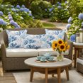 thumbnail image 5 of Blue Coral Coastal Outdoor Pillow Covers 20x12 Inch Lumbar Pillow Covers Set of 2 Waterproof Decorative Throw Pillow Cases Summer Watercolor Ocean Cushion Covers for Patio Furniture Garden Couch Sofa, 5 of 8