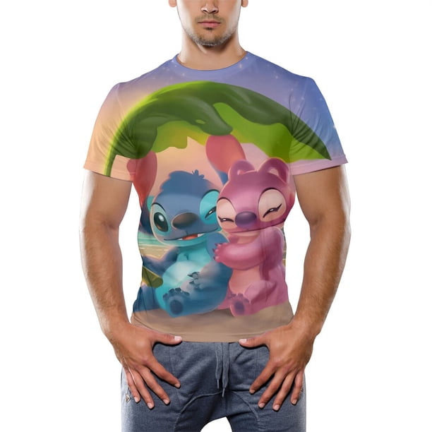 Disney Anime Nette Stich Lustige 3D camisetas Tops 2021 Sommer Neue Männer Frauen Lose Hip Hop camisetas tipo dibujos animados camiseta Plus Größe xuanjing unisex