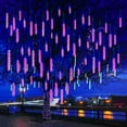 thumbnail image 3 of Cadena de luces LED de lluvia de meteoritos, resistente al agua, con forma de gota de lluvia, para decoración de patio, fiestas navideñas, 30/50 cm, 3 of 5