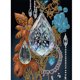 thumbnail image 1 of Cuadros Decorativos Wdftyju Kit de pintura de diamante 5D colgante de cristal de costura negro 4 estilos, 1 of 9
