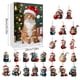 thumbnail image 3 of 2025 Christmas Countdown Calendar Cute Acrylic Decoration Holiday Gifts Box For Family And Friend, 3 of 9
