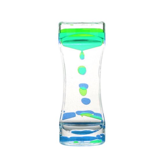 Liquid Bubble Timer Toy – Sensory Educational Toy for Relaxation and Focus by NAFA - Green/Blue