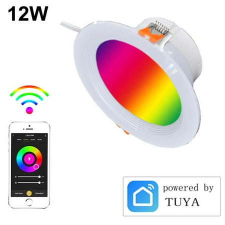 

Leddownlight Wifi Smart Life Dimming Spot Bluetooth-Compatible Lamp 7W 10W12Wrgb