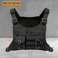 thumbnail image 3 of Chest Bag for Men,Running Pack Vest for Workouts,Water Resistant Sports Chest Pack For Running, 3 of 11