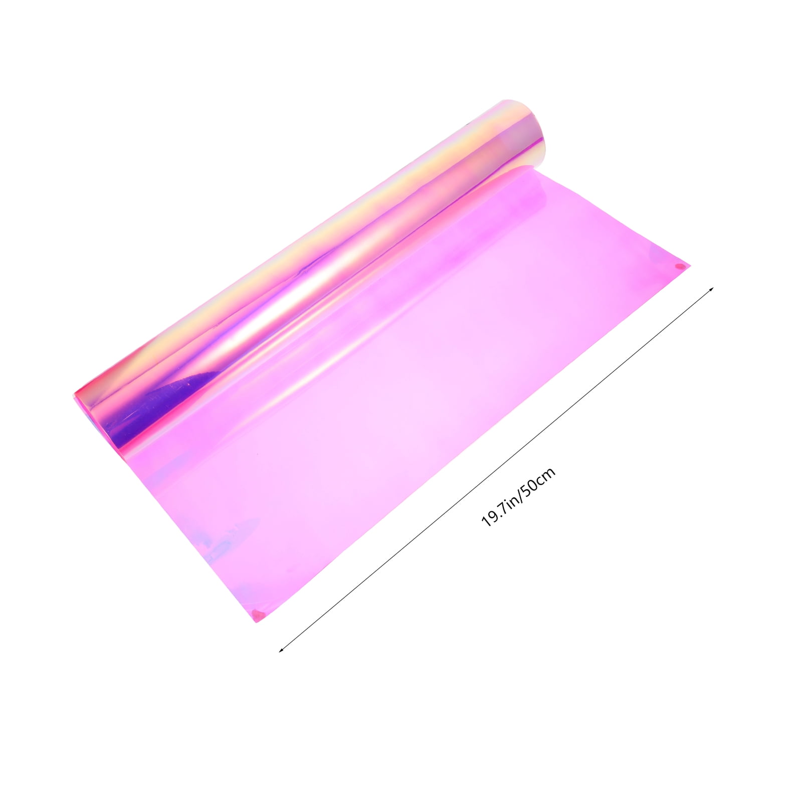 Illusion Film Window Mirrored Garment Bag Iridescent Fabric Pvc