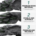thumbnail image 3 of DEEPCRAFF Floating Basking Platform for Turtles Basking Platform Brown Resin Playground 1Pcs, 3 of 8